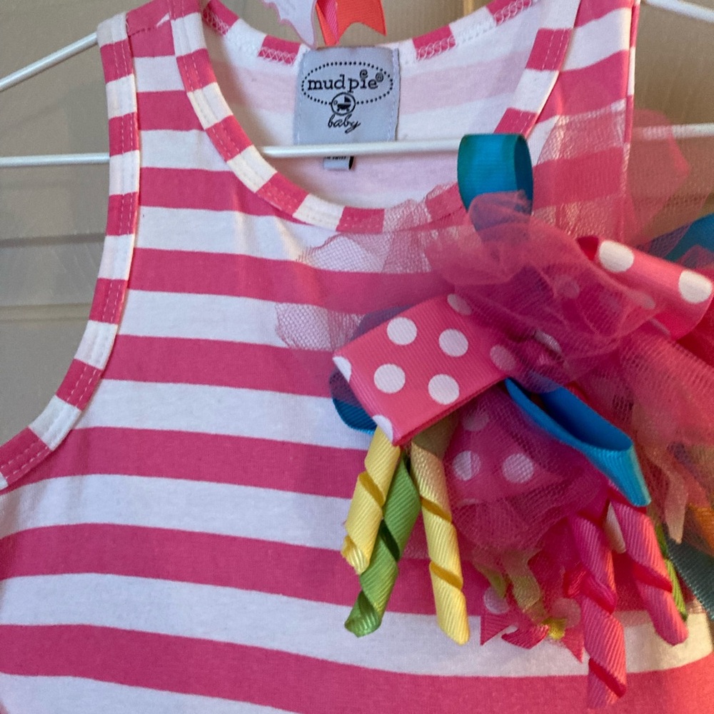 Mud Pie Striped Tutu Dress - Picture 2 of 4
